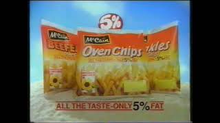 McCain Oven Chips advert  29th August 1996 UK television commercial [upl. by Giusto]