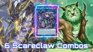 Master Duel 6 SCARECLAW Combos With COLOSSUS amp NATURIA BEAST  Part 28 [upl. by Ahselat]