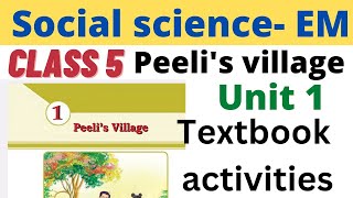 Class 5 Social science chapter 1 Peelis village Textual activities ampanswers class5 class5sst [upl. by Kennan]