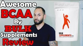 BCAA Branched Chain Amino Acids by Bulk Supplements Review [upl. by Anaidni566]