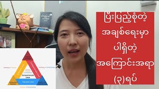 ပြီးပြည့်စုံတဲ့အချစ်ရေးမှာ ပါရှိတဲ့အကြောင်းအရာ ၃ ရပ် [upl. by Egbert865]