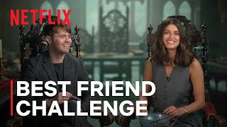 Anya Chalotra and Joey Batey Take The Best Friend Challenge  The Witcher  Netflix [upl. by Lanza]