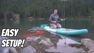 I love how easy this Inflatable Stand Up Paddle Board is to setup [upl. by Laurentia]