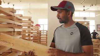 Wriddhiman Prasanta Visit SS Bat Factory  Cricket Bat Manufacturer in Meerut  SS Bat [upl. by Winstonn683]