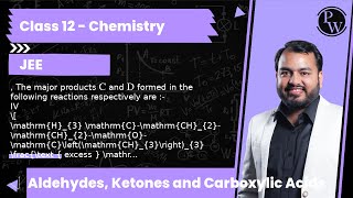 The major products C and D formed in the following reactions respectively are  IV H3CC [upl. by Mcknight380]