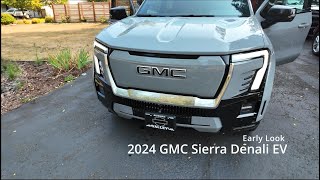 2024 GMC Sierra Denali EV  First Look [upl. by Anastas]