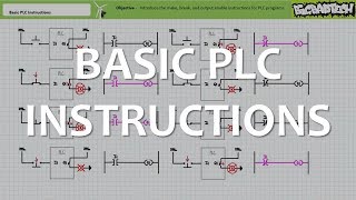 Basic PLC Instructions Full Lecture [upl. by Ahsiken]