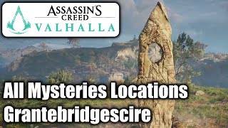 Assassins Creed Valhalla  All Mysteries Locations  Grantebridgescire England [upl. by Allerym235]