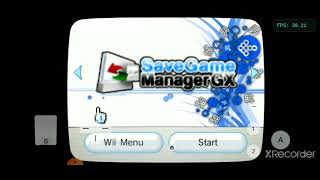 SaveGame Manager GX Wii Wad [upl. by Oys424]