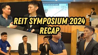 My first time speaking at an investing event  Why do Singaporeans invest in REITs [upl. by Luing]