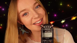 ASMR Tascam Tingles Up Close Whispers New Mic [upl. by Mersey287]