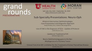 SubSpecialty Presentations NeuroOphthalmology [upl. by Kloster775]