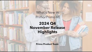 What’s New with Primo  October 2024 [upl. by Synned]