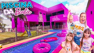 Transformamos nossa PISCINA na PISCINA DA BARBIE  Compilação [upl. by Judah]