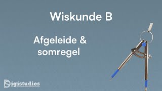 Wiskunde B  Afgeleide somregel amp verschilregel Eindexamen [upl. by Ztnarf]