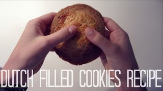 Typical Dutch filled cookies recipe [upl. by Anauqahc]