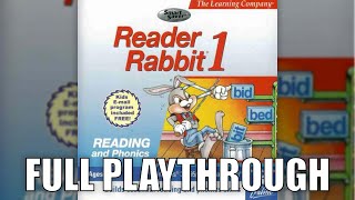 Reader Rabbit 1  Leap Ahead Phonics 1999  FULL PLAYTHROUGH [upl. by Av527]