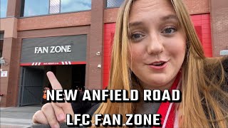 In Depth Look At The New LFC Fan Zone In The Anfield Road Stand [upl. by Silirama939]