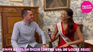 Interview avec Emmy Gisclon Miss Centre Val de Loire 2023 [upl. by Noelle]