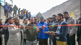 CEC inaugurates lift irrigation at Hunderman Mal [upl. by Prue]