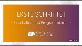 ERSTE SCHRITTE I  Einschalten und Programmieren [upl. by Anayit819]