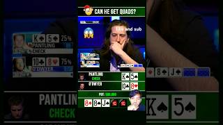 Quads vs Flush All in 😱 poker pokershorts pokerstars pokerfanshome [upl. by Nomolas299]