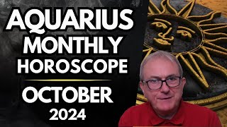 Aquarius Horoscope October 2024 [upl. by Goodill]