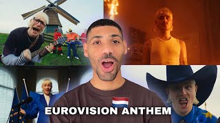 American Reacts to Netherlands Eurovision 2024 🇳🇱Joost Klein  Europapa [upl. by Kerrill610]