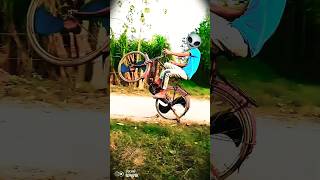 Cycle wheeli youtubeshorts stunt cycle automobile cycleworld stuntbike cyclescheme bycycle [upl. by Arhna]