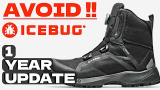 WORST Quality Winter BOOTS –ICEBUG Walkabout GTX Winter boots  1 year update winter boots icebug [upl. by Goodill222]