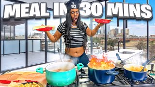 COOKING THE BEST MEAL FOR MY SISTERS IN 30 MINUTES EXTREMELY HILARIOUS [upl. by Ruel977]