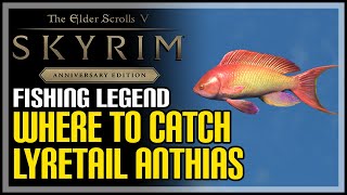 Lyretail Anthias Location Skyrim How to Catch Lyretail Anthias [upl. by Esilrahc]