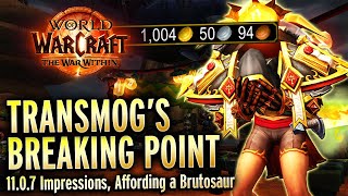 A Case For Fixing Transmog Costs 1107 New Zone Impressions Brutosaur  Warcraft Weekly [upl. by Idnim]