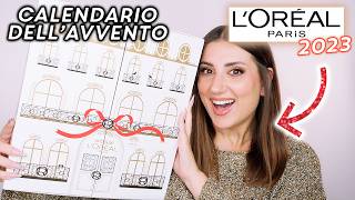 CALENDARIO DELLAVVENTO LOREAL PARIS 2023 🎁 [upl. by Dame]