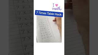 How To Learn The 7 Times Tables [upl. by Bernice]