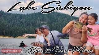 Lake Siskiyou Three Day Cabin Getaway  Bass And Trout Fishing Kayaking Accidental Catch amp Cook [upl. by Arianna]