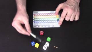 Qwixx  A Dice Cup How to play video by Steve Raine [upl. by Nilyad790]