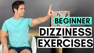 Exercises For Dizziness Vertigo and Motion Sensitivity BEGINNER [upl. by Ahmad301]