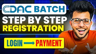 CDAC CCAT Registration Form Filling 2024  CDAC CCAT Registration Process Explained in Hindi 📝 ✅ [upl. by Afira]