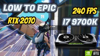 Rtx 2070 Super  i7 9700k Fortnite ch5 TEST [upl. by Noxaj]