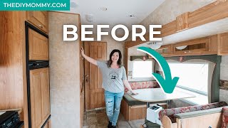 My RV remodel on a budget before amp after  see the whole transformation [upl. by Towney]