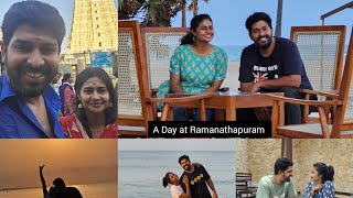 A day at Ramanathapuram ♥️ Beautiful Beach View Resort with Gulf Catch Restaurant 👌 amruthaabishek [upl. by Lime]