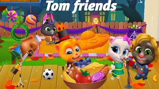 My Talking Tom and his friends cartoon gameplay part 3802 [upl. by Rolyat]