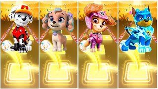 PAW Patrol  The Mighty Movie Chase 🐶 Marshall 🐶 Zuma 🐶 Ryder 🐶 Rubble 🐶 Skye ☄️ Tiles Hop EDM Rush [upl. by Nosdrahcir]