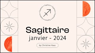 Horoscope Sagittaire ♐️ Janvier 2024 🌲 par Christine Haas [upl. by Bamberger]