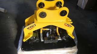 YTCT vibrating compactor machine earth compactor excavator hydraulic plate compactor [upl. by Nittirb]