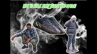 How to style Yeezy Boost 700 Mauve [upl. by Drannek]