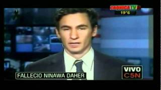 TRAGEDIAS DE FAMOSOS  CRONICA TV  NINAWA DAHER  4 parte [upl. by Nagard]