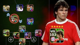 MATTHAUS 103 VIROU TITULAR NO MEU TIME  GAMEPLAY Matthaus épico 103 efootball 2024 mobile [upl. by Ferris]