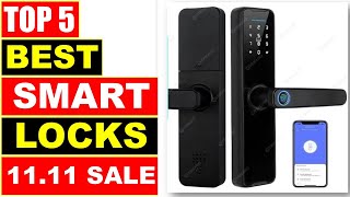 BEST Smart Locks In 2024  TOP 5 Best Smart Door Locks On AliExpress [upl. by Mossman83]